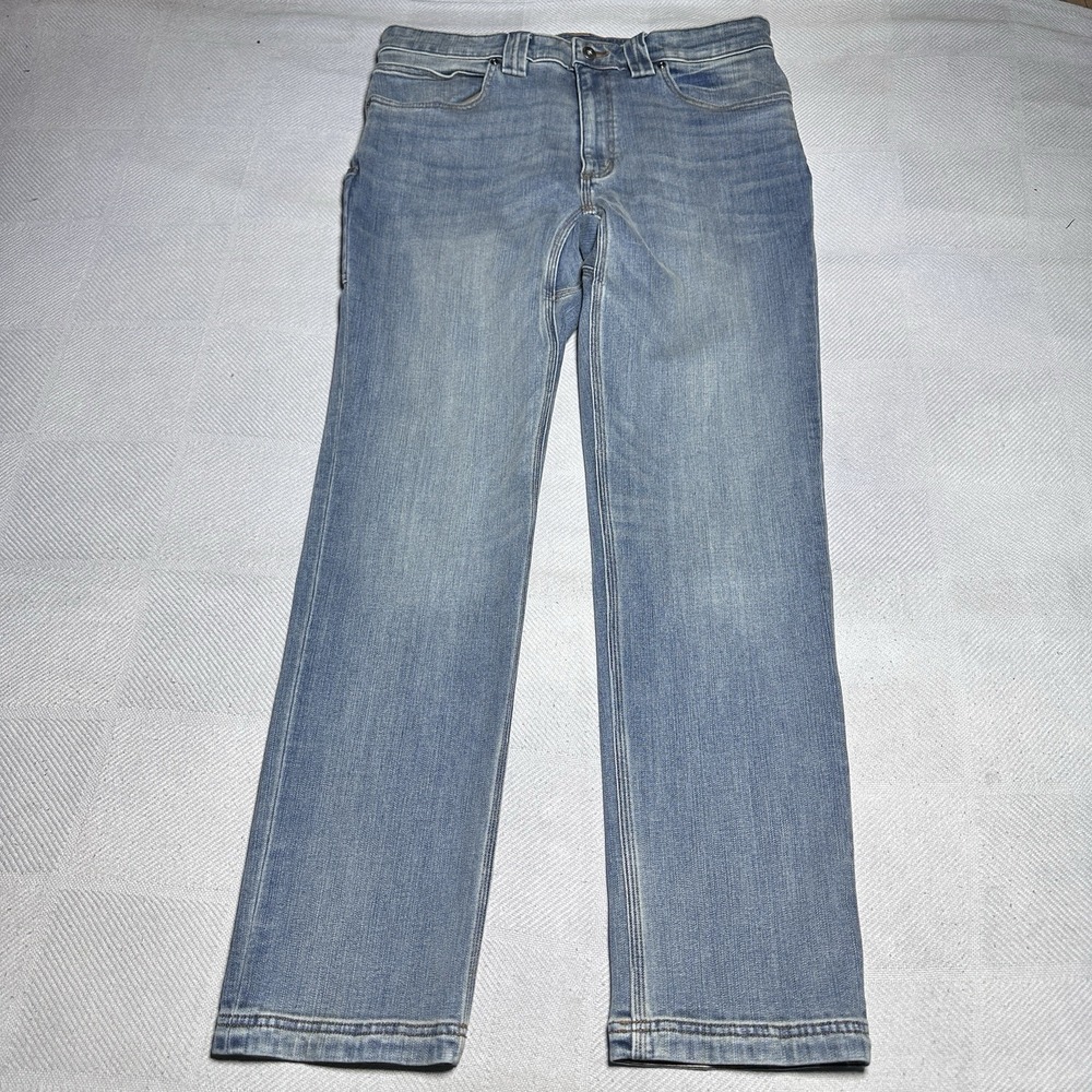 Duluth Ballroom‎ Double Flex Jeans 34x32 Slim Fit Workwear Stretch Denim Rugged